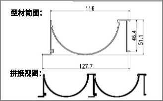 长城板/波浪板 型号：YX-BLB-042