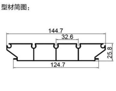铝合金地板 型号：YX-XWG-1147