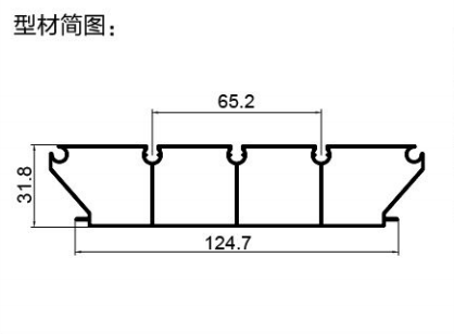 铝合金地板 型号：YX-XWG-1321
