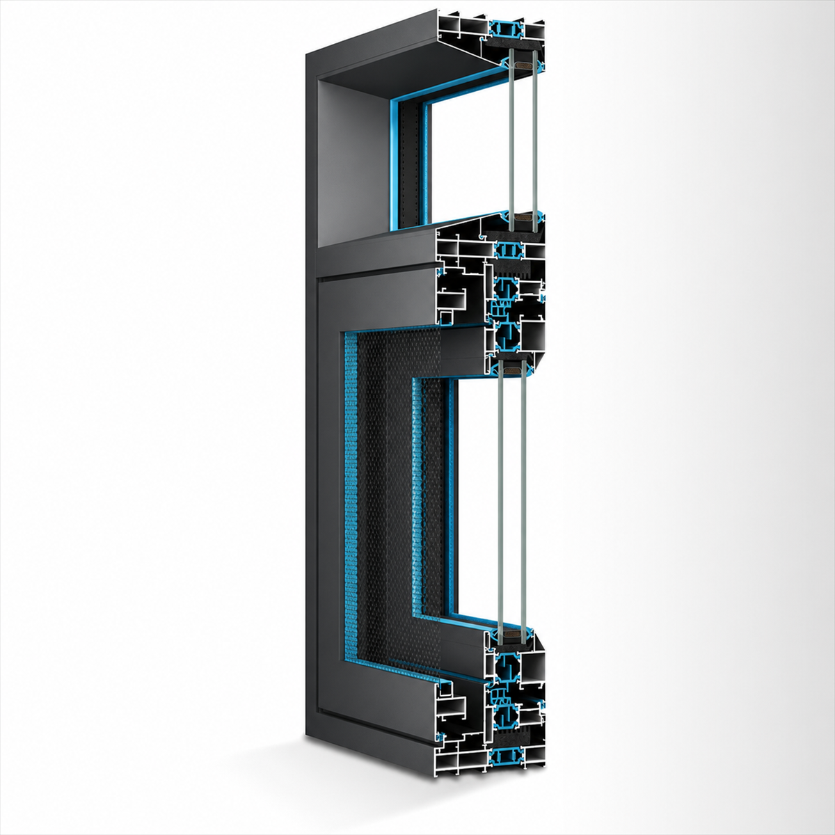 FD116A-断桥纱窗一体